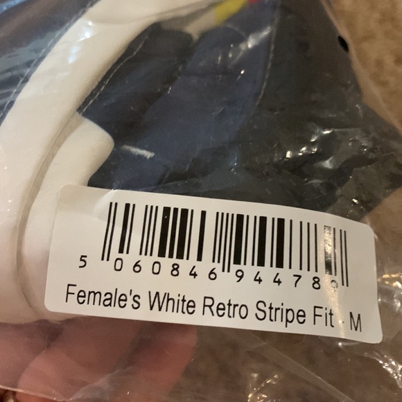 Shinesty females white retro striped Fitzkee suit. NWT medium - Picture 7 of 9